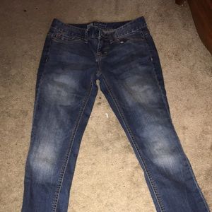 Denim skinny jeans